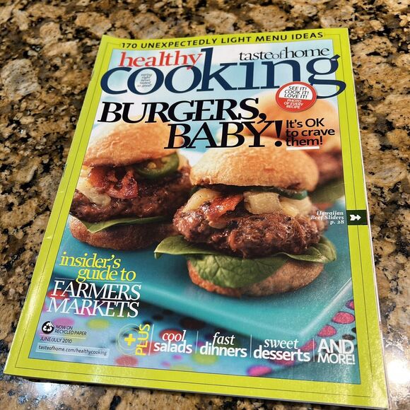 Lot of Taste of Homes Healthy Cooking Recipe Magazines 2010 Back Issue Set Of 6 - Picture 8 of 16